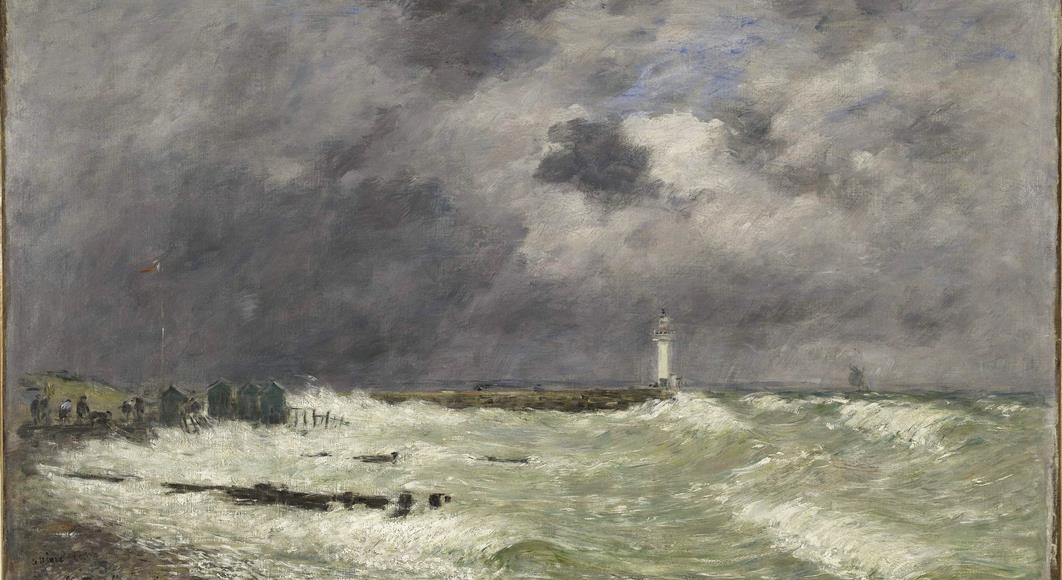 Coup de vent devant Frascati, Le Havre, 1896, huile sur toile