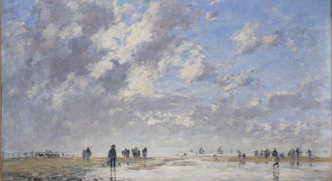 Marée basse à Étaples, 1886, huile sur toile